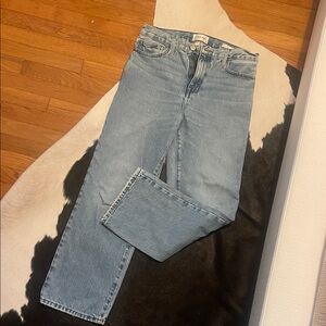 FRAME Le Jane Crop Straight Leg Jeans